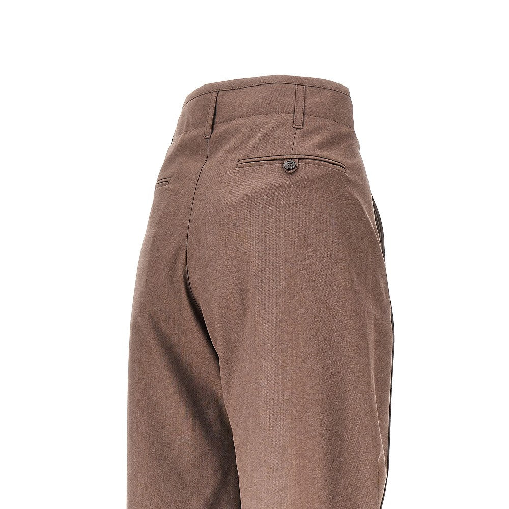 Lemaire Women Blend Tropical Wool Baggy Pants LEMAIRE