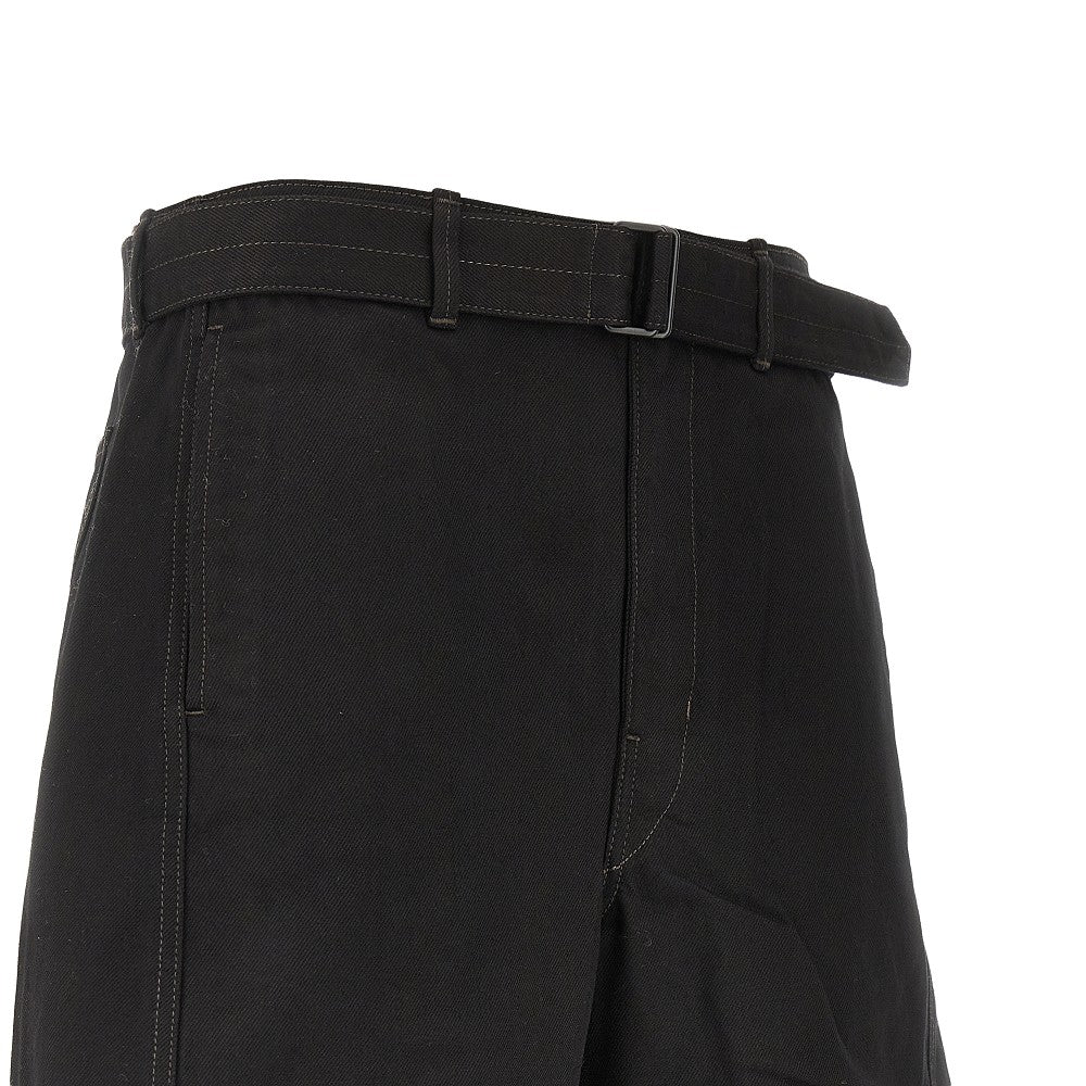 Lemaire Women 'Twisted' Denim Pants With Belt LEMAIRE