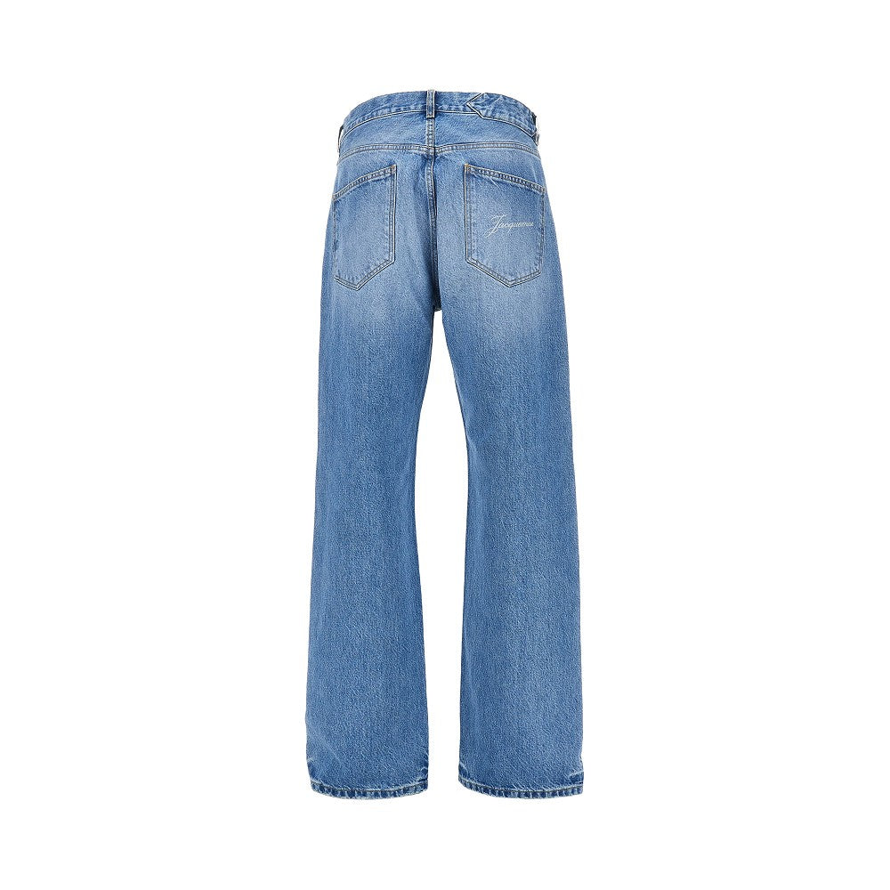Jacquemus Men 'De-Nîmes' Straight Denim Pants JACQUEMUS
