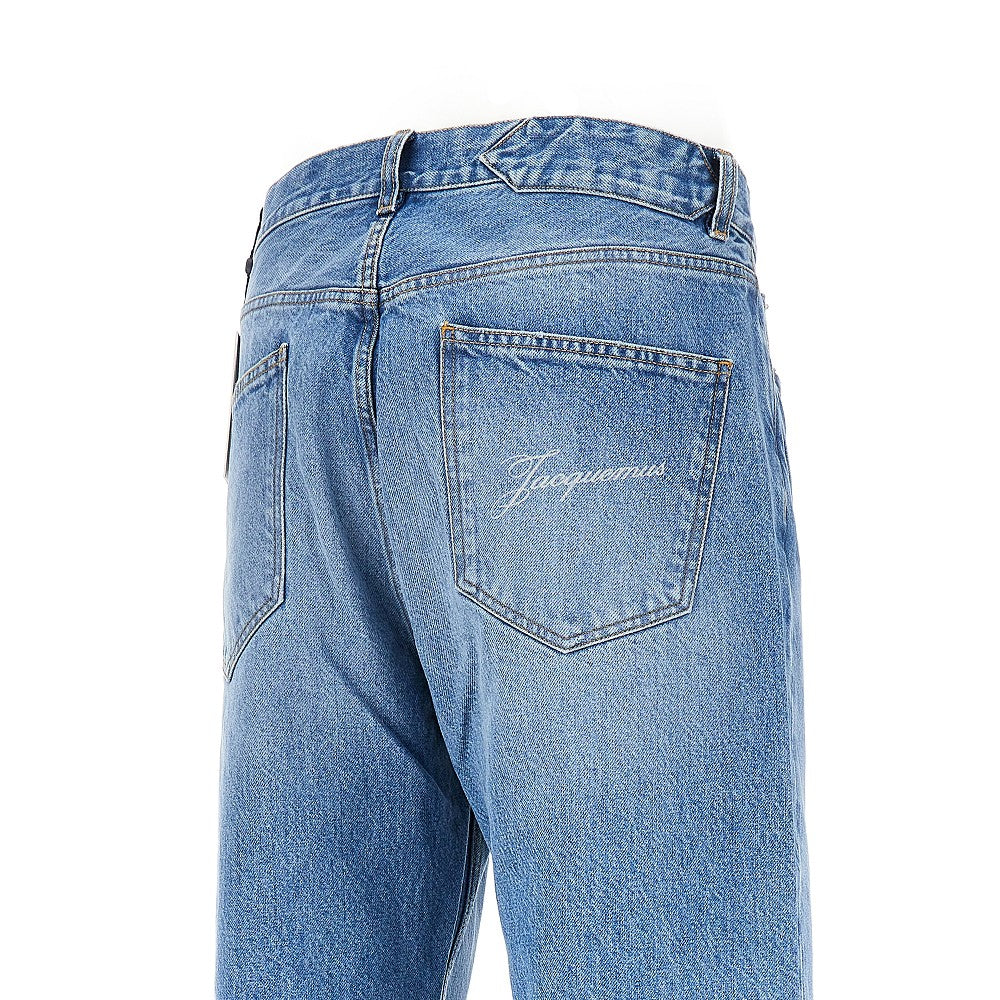 Jacquemus Men 'De-Nîmes' Straight Denim Pants JACQUEMUS
