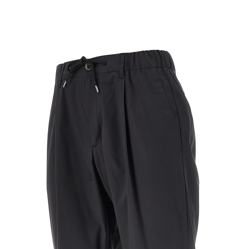 Herno Men Technical Poplin Pants With Drawstring HERNO