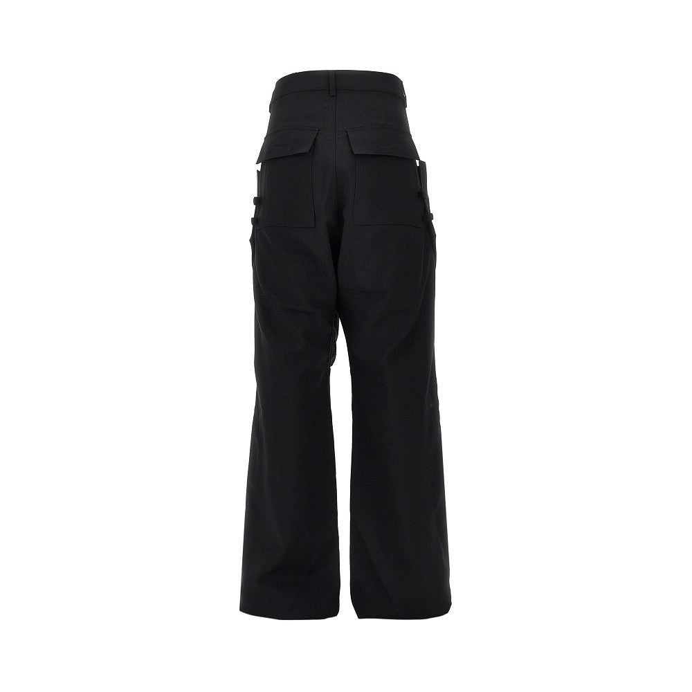 Rick Owens Men Wool Canvas 'Stefan' Cargo Pants RICK OWENS