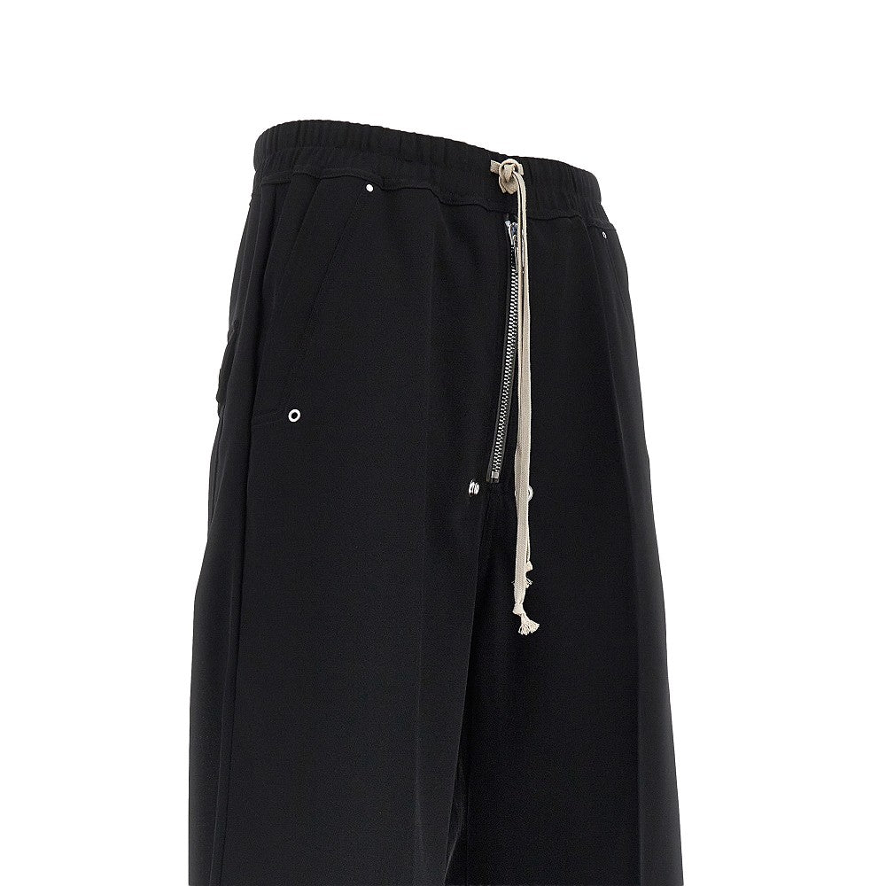 Rick Owens Men Wool Canvas Wide Bela Pants RICK OWENS