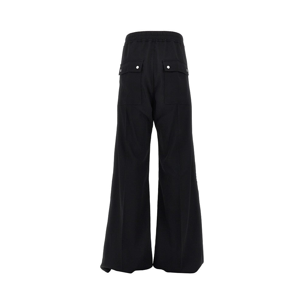 Rick Owens Men Wool Canvas Wide Bela Pants RICK OWENS
