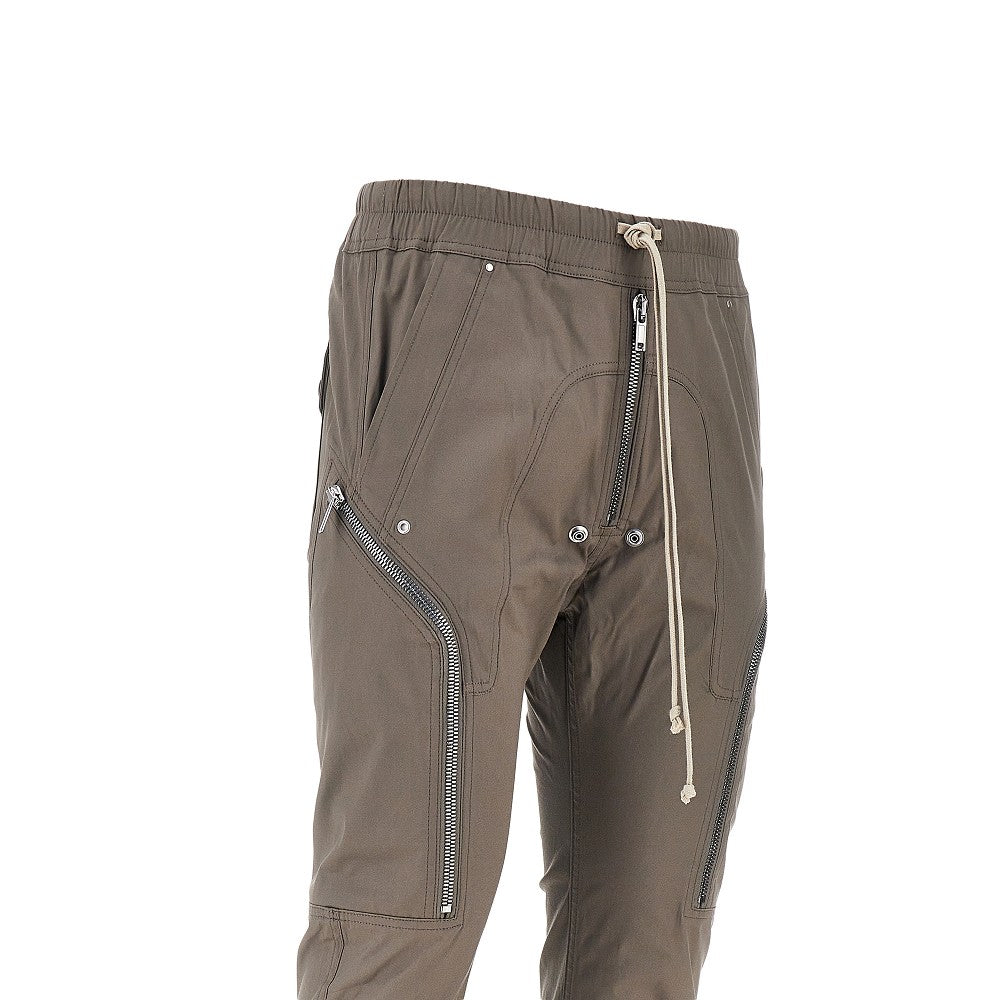 Rick Owens Men Stretch Cotton 'Heizer' Cargo Pants RICK OWENS