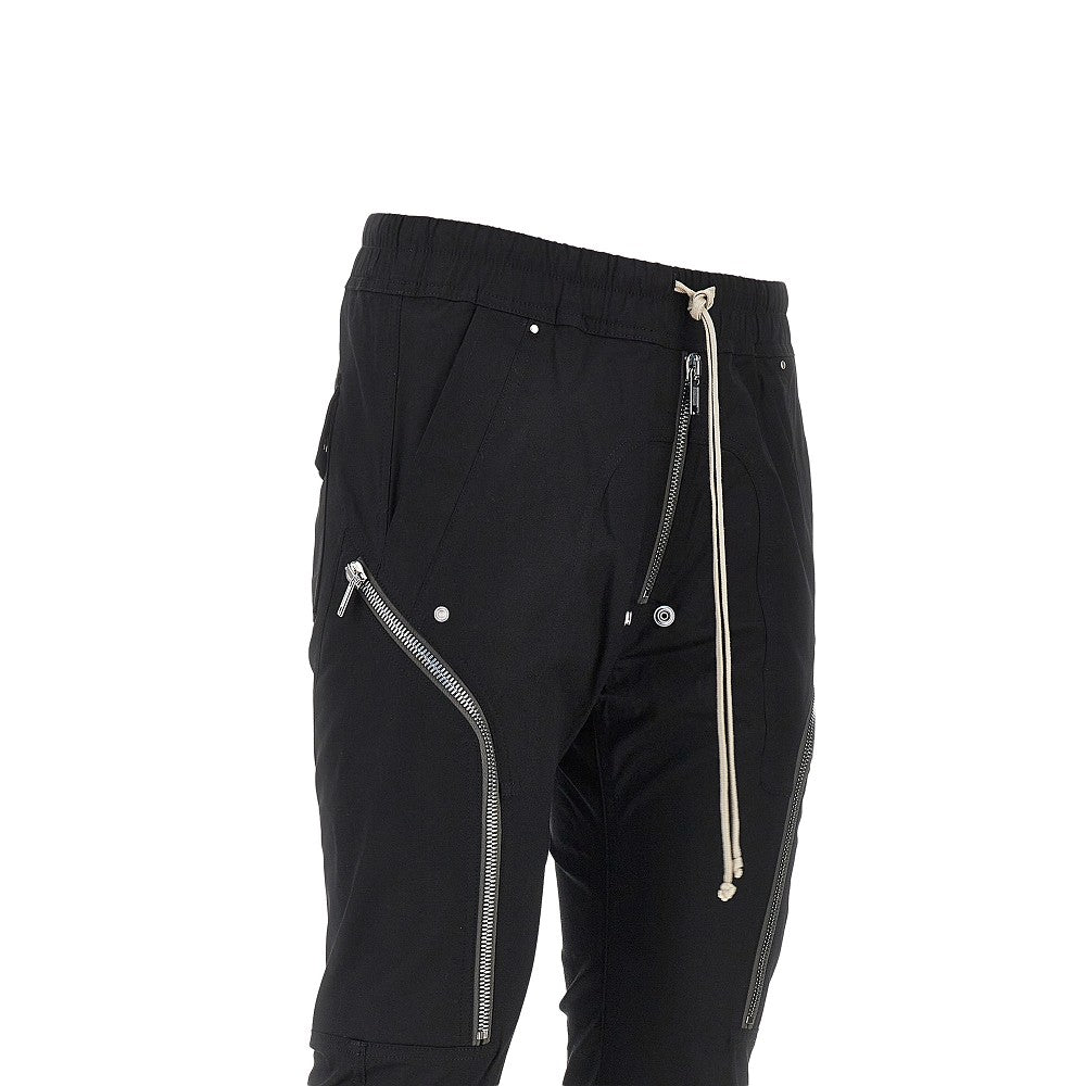 Rick Owens Men Stretch Cotton 'Heizer' Cargo Pants RICK OWENS