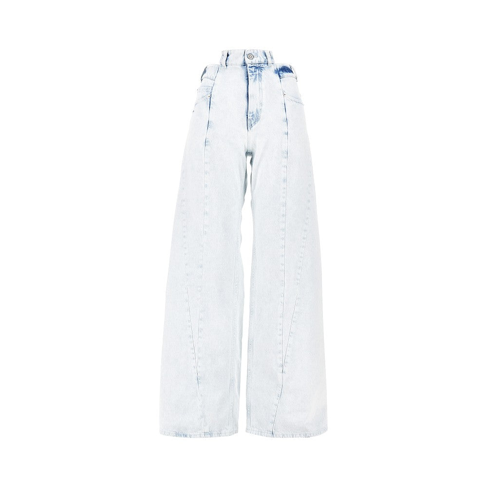 Maison Margiela Women Cut-Out Waist Wide Fit Jeans MAISON MARGIELA