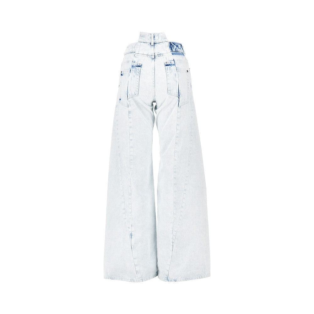 Maison Margiela Women Cut-Out Waist Wide Fit Jeans MAISON MARGIELA