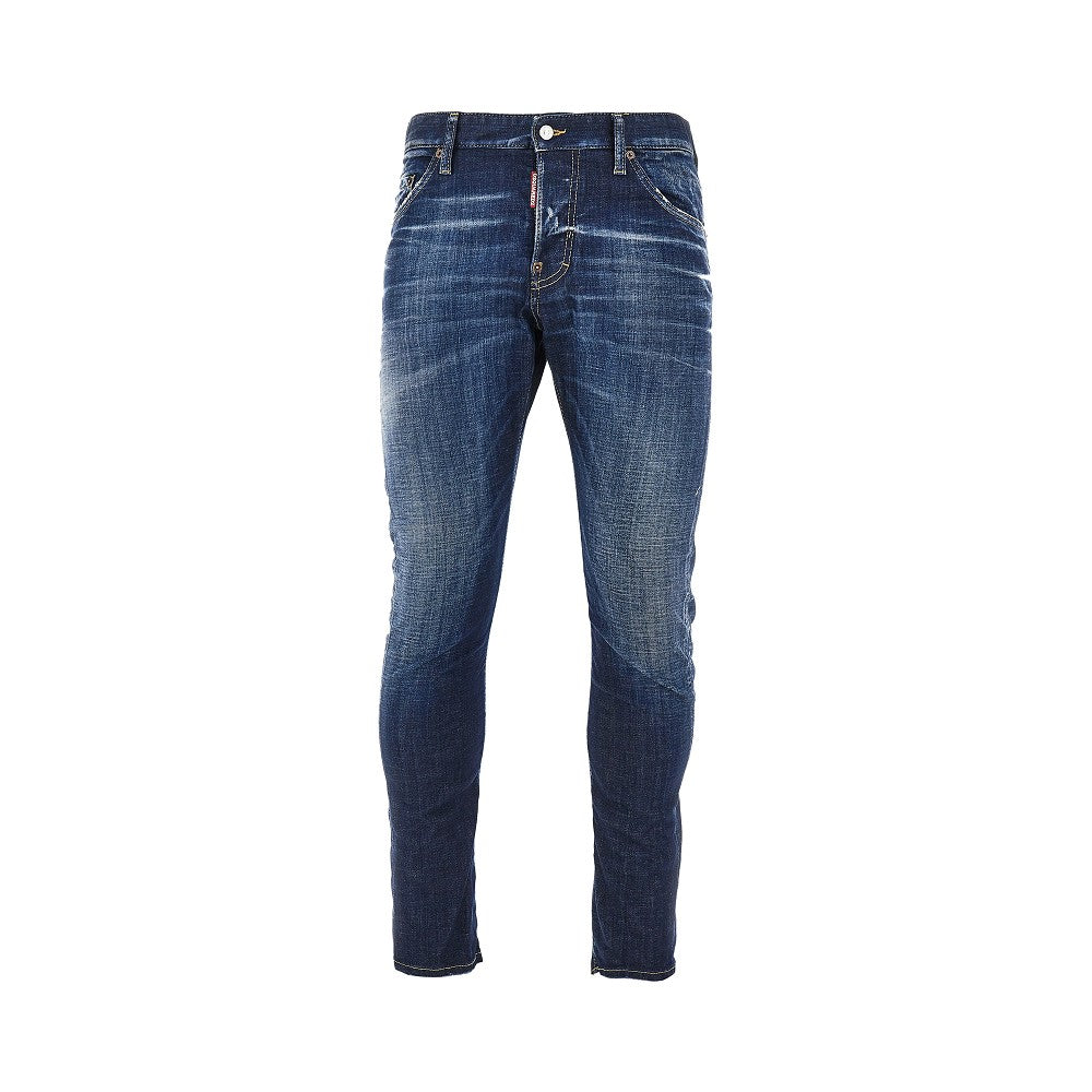 Dsquared2 Men Stretch Denim Slim Twist Jeans DSQUARED2