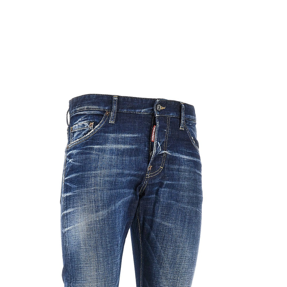 Dsquared2 Men Stretch Denim Slim Twist Jeans DSQUARED2