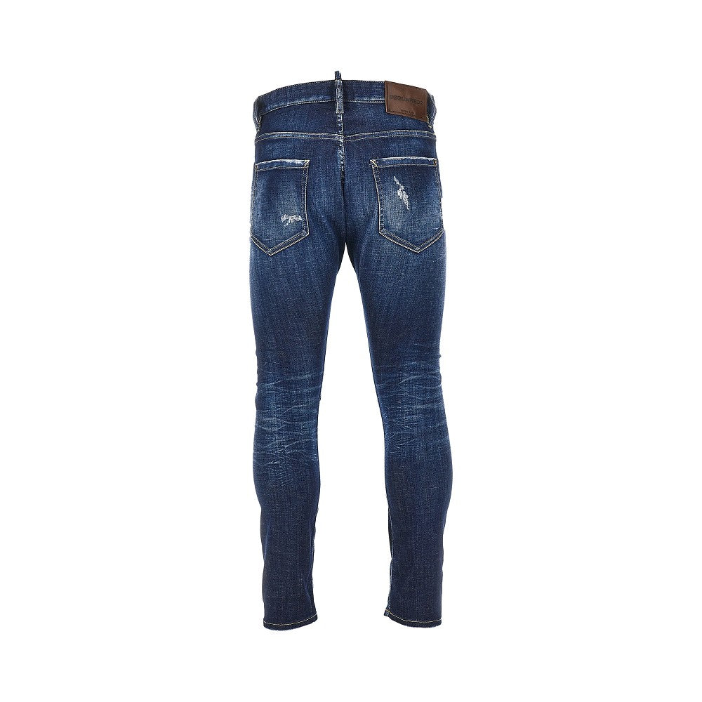 Dsquared2 Men Stretch Denim Slim Twist Jeans DSQUARED2
