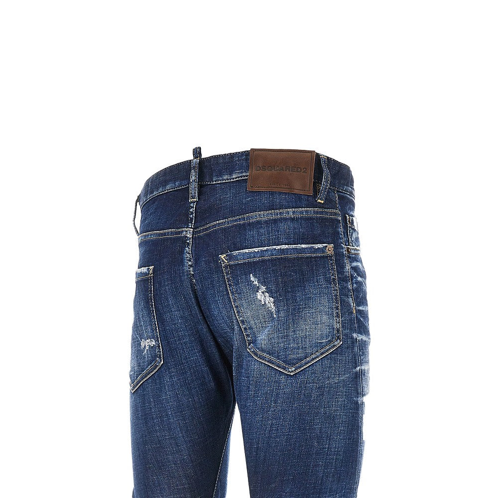 Dsquared2 Men Stretch Denim Slim Twist Jeans DSQUARED2