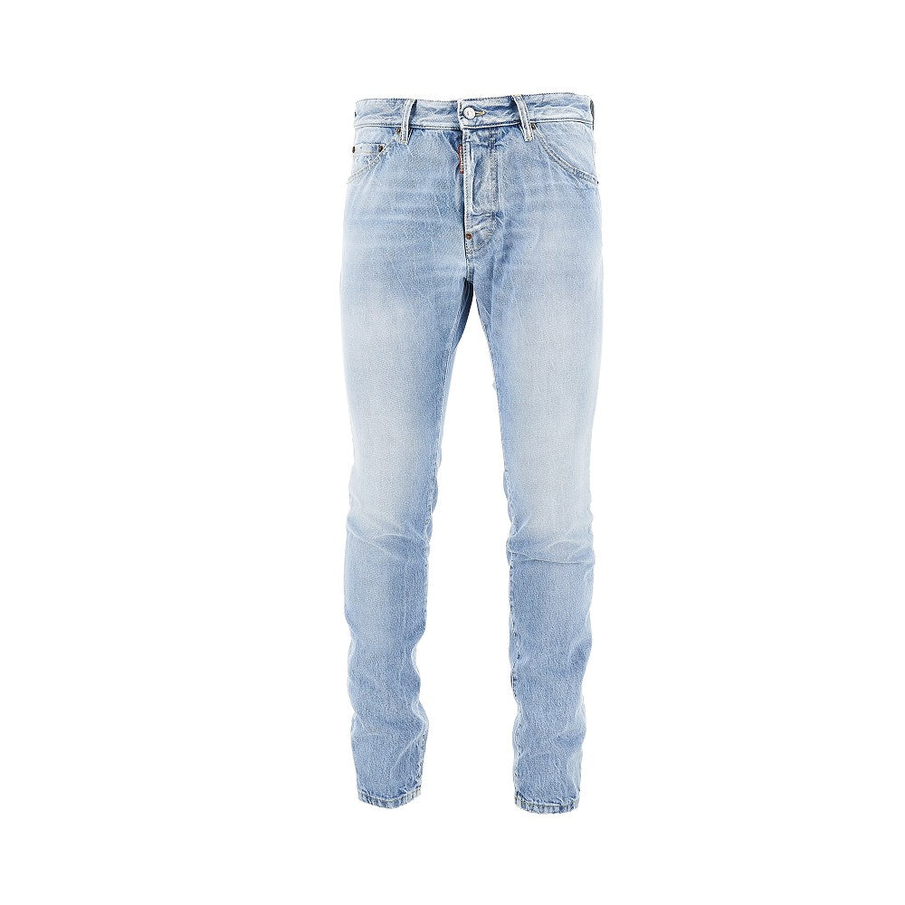 Dsquared2 Men Distressed Denim Teddy Jeans DSQUARED2