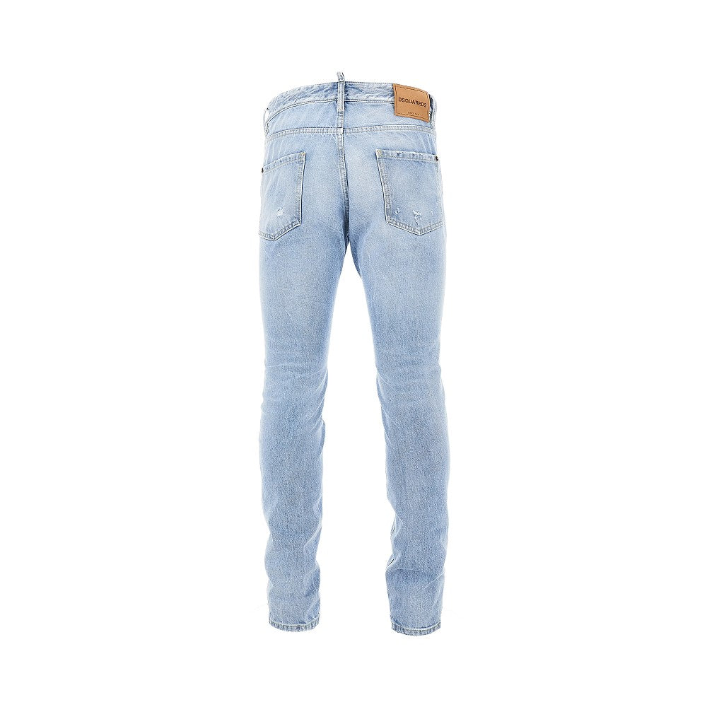 Dsquared2 Men Distressed Denim Teddy Jeans DSQUARED2