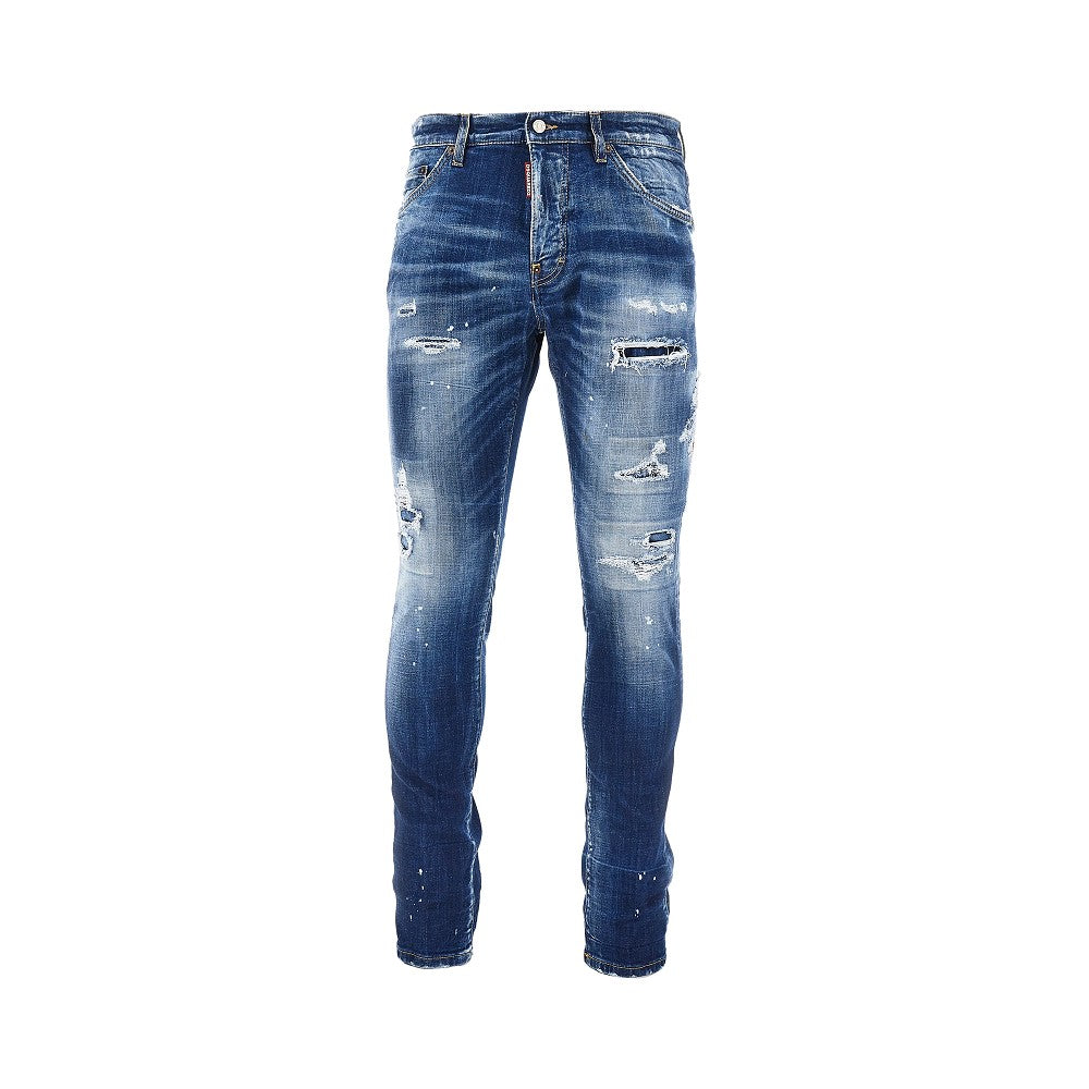 Dsquared2 Men Stretch Denim Teddy Jeans DSQUARED2