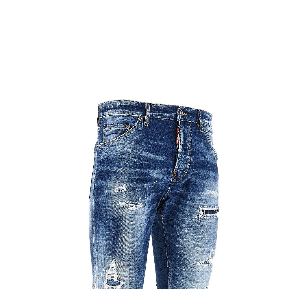 Dsquared2 Men Stretch Denim Teddy Jeans DSQUARED2