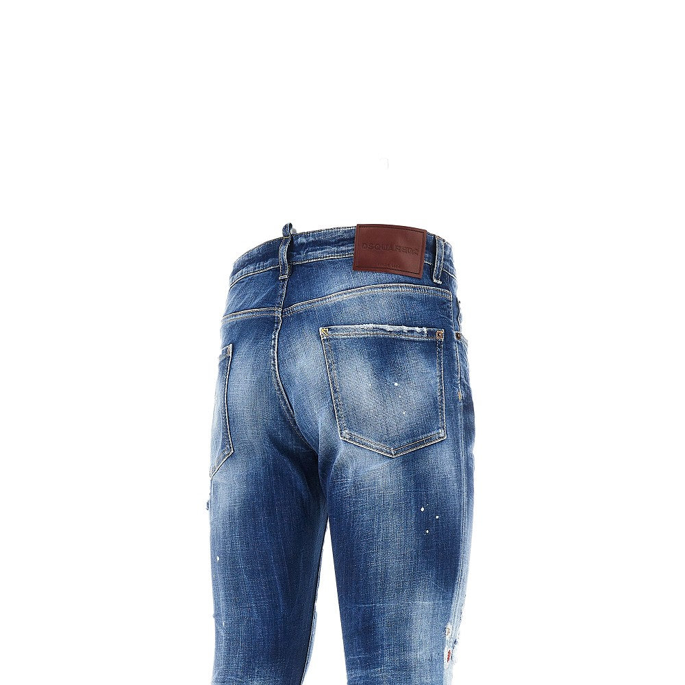 Dsquared2 Men Stretch Denim Teddy Jeans DSQUARED2
