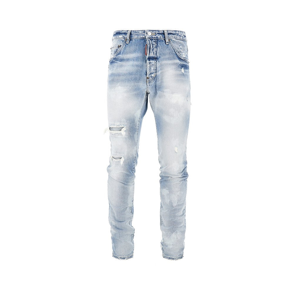 Dsquared2 Men Light Wash 'Teddy' Jeans DSQUARED2