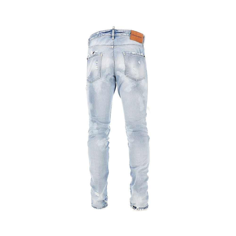 Dsquared2 Men Light Wash 'Teddy' Jeans DSQUARED2
