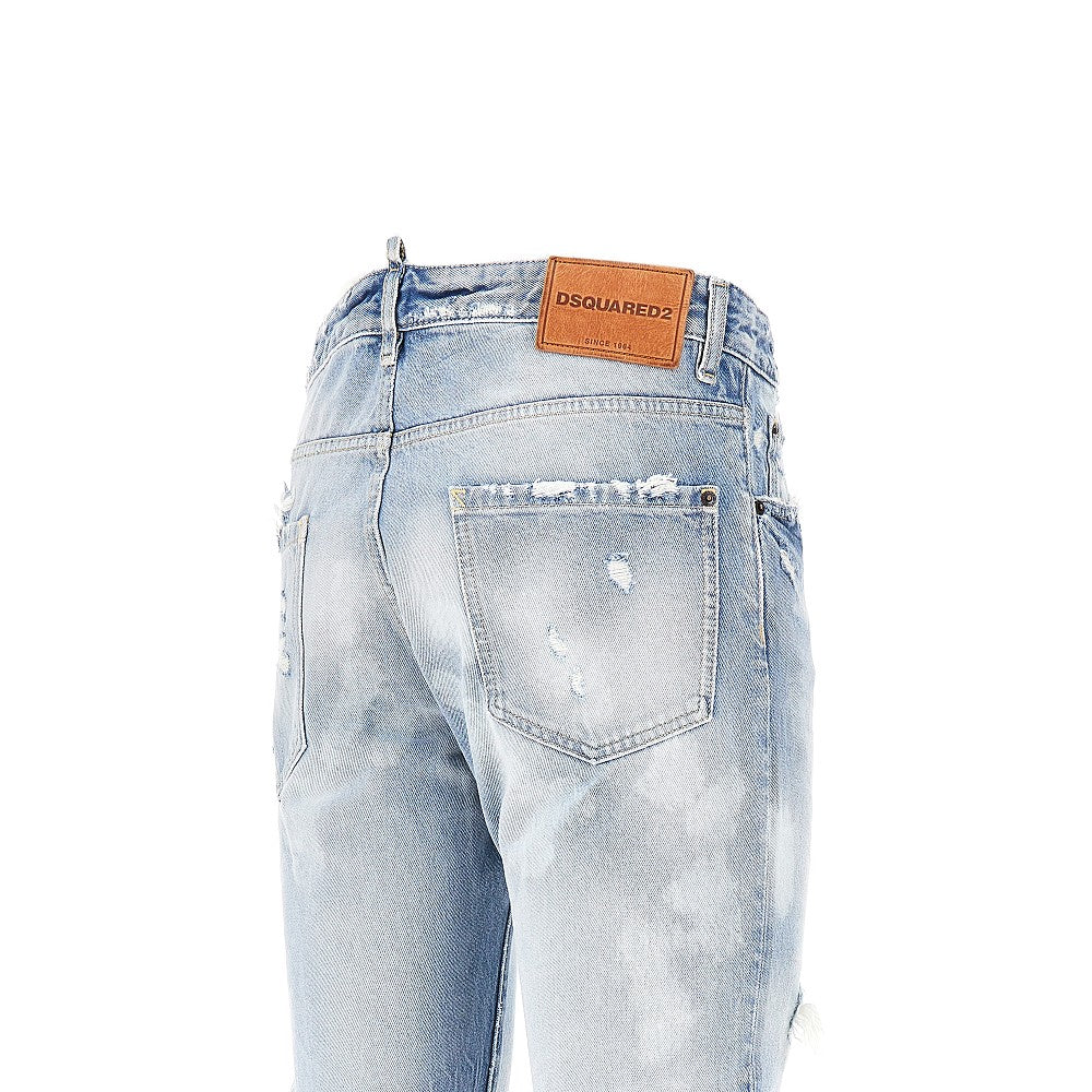 Dsquared2 Men Light Wash 'Teddy' Jeans DSQUARED2