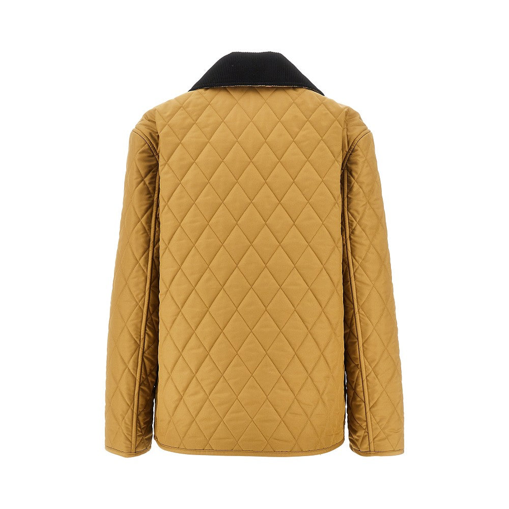 Burberry Women Quilted Jacket With Logo Embroidery BURBERRY