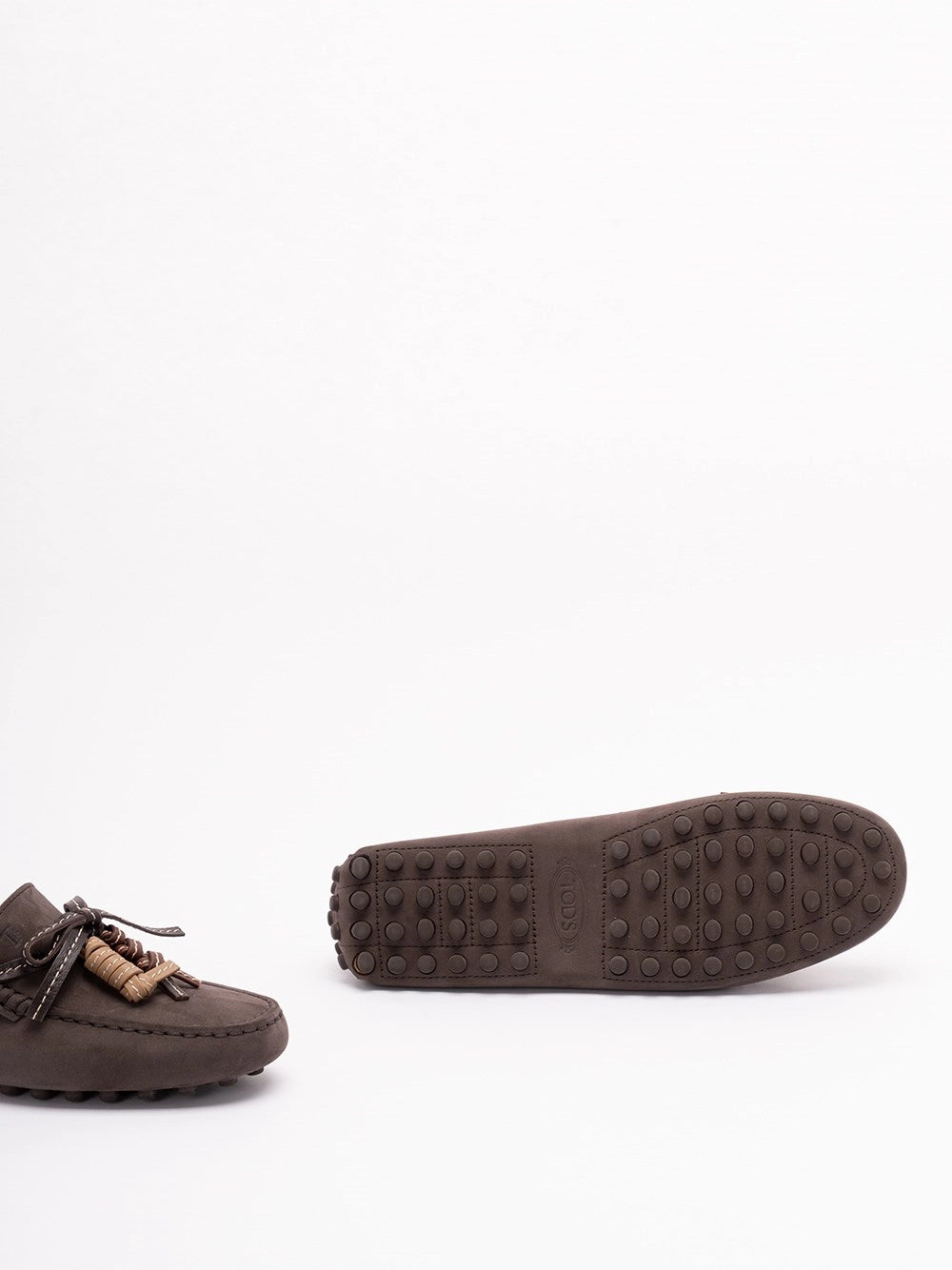 Tod's Women `Glove Gommino` Loafers In Nubuck TOD'S