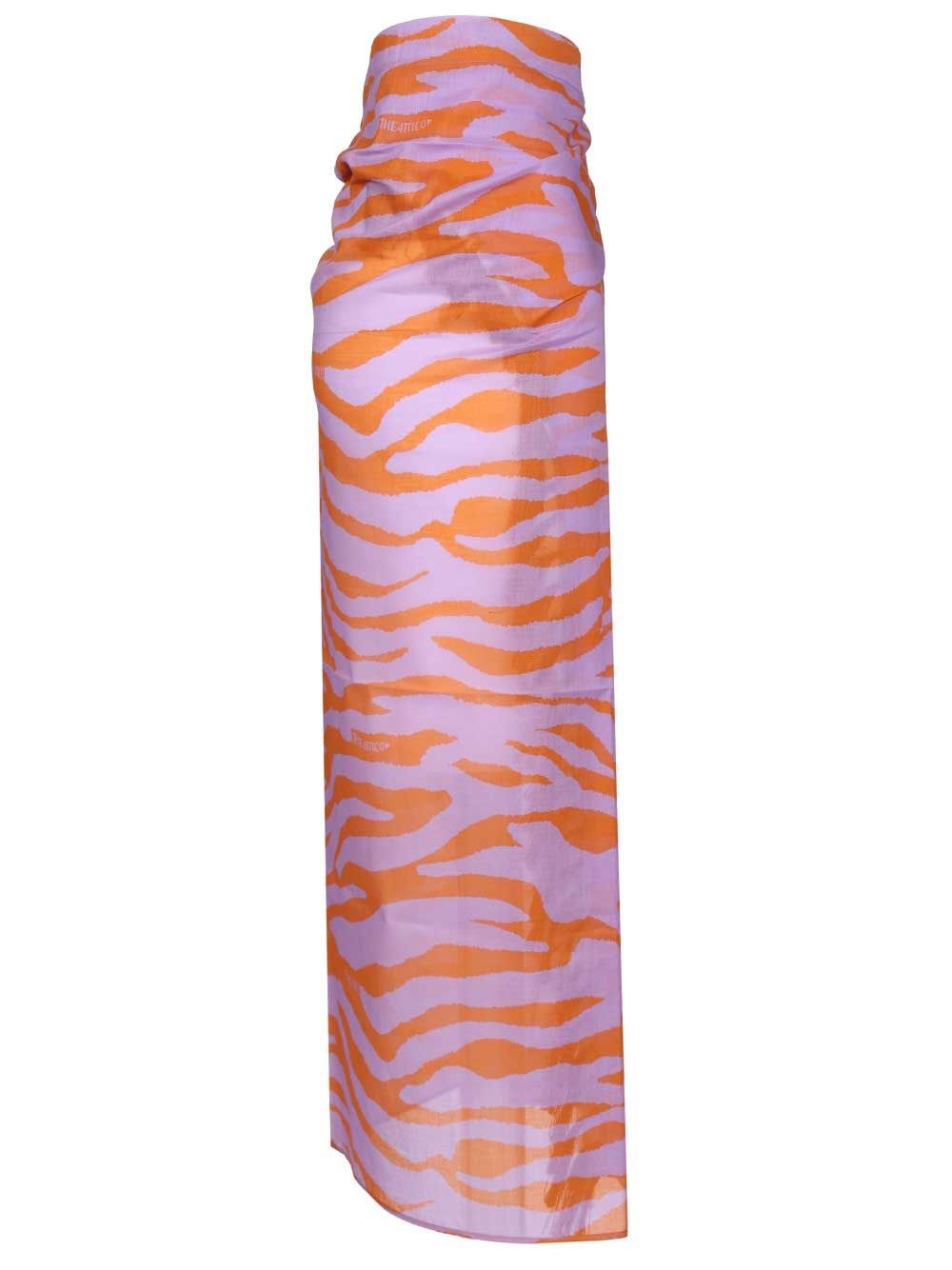 The Attico Women Animal Print Pareo THE ATTICO
