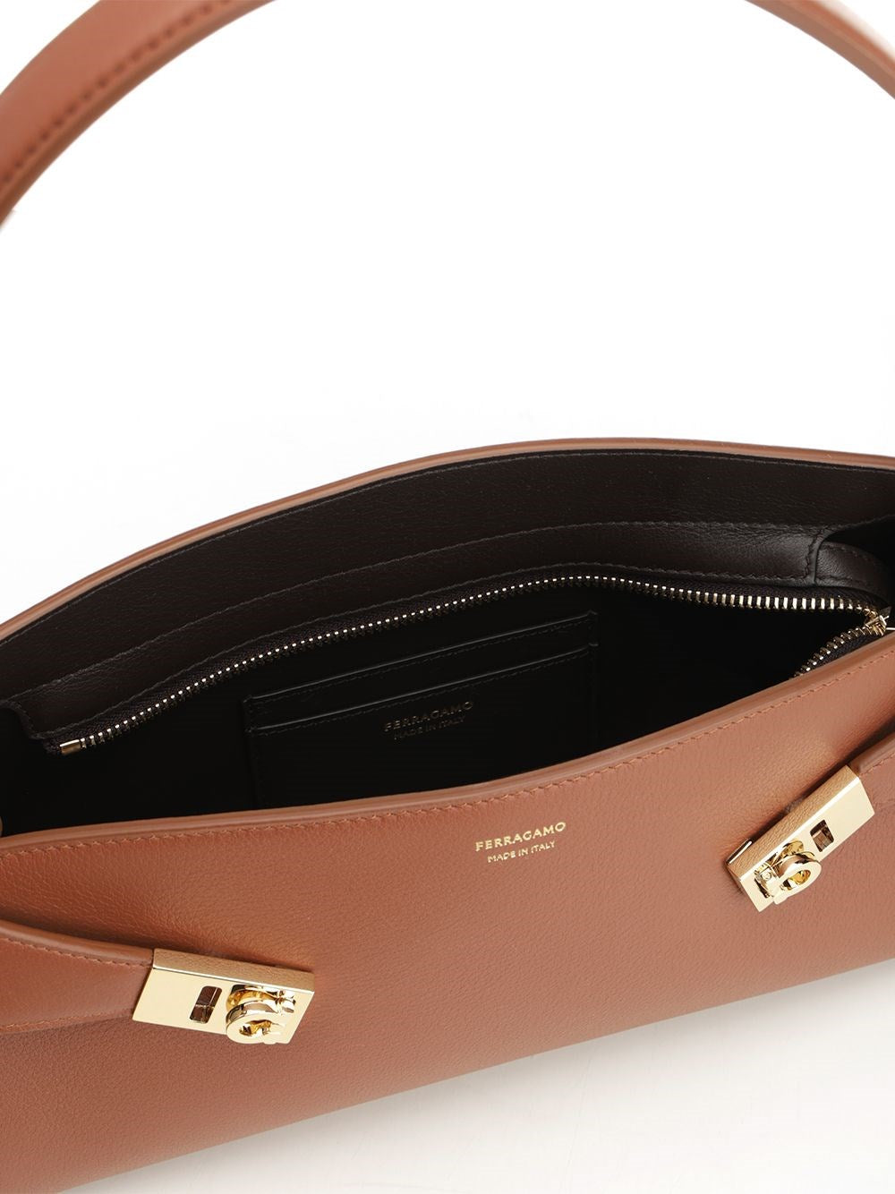 Ferragamo Women Hug Leather Shoulder Bag FERRAGAMO
