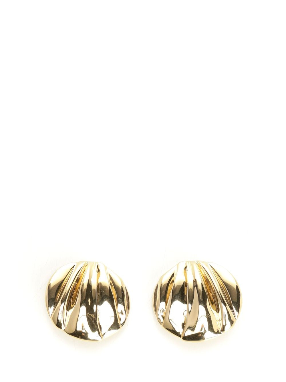 Chloe' Women Pleats Round Earrings CHLOE