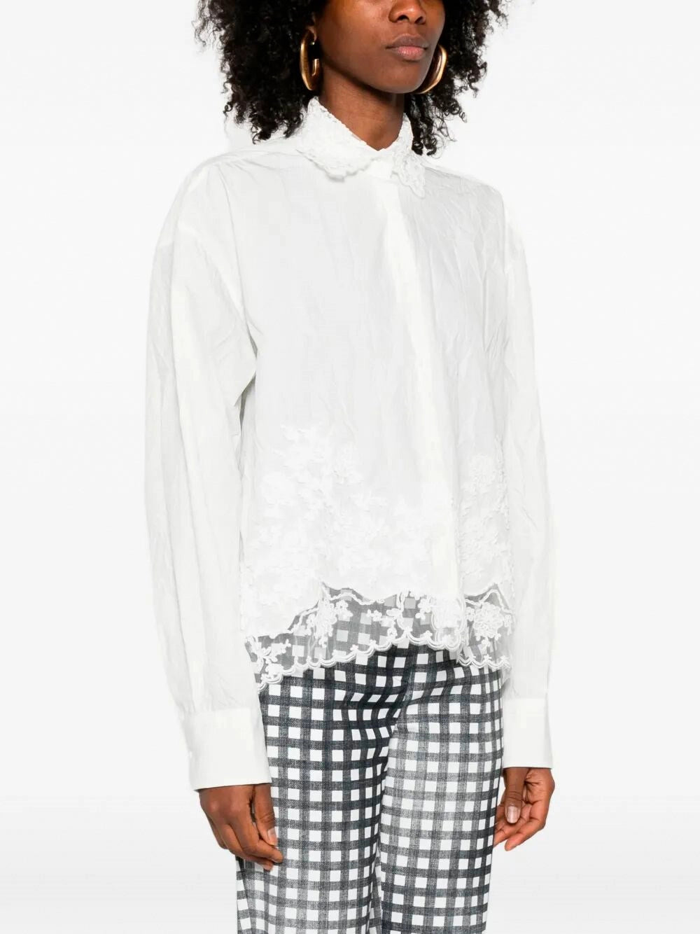 Ermanno Scervino Women Shirt With Embroidery ERMANO SCERVINO
