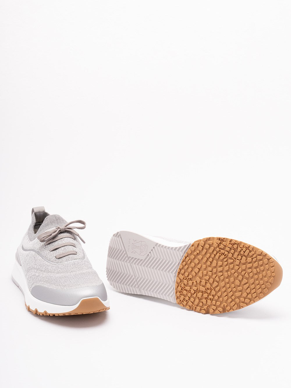 Brunello Cucinelli Men Techno Cotton Knit Sneakers BRUNELLO CUCINELLI