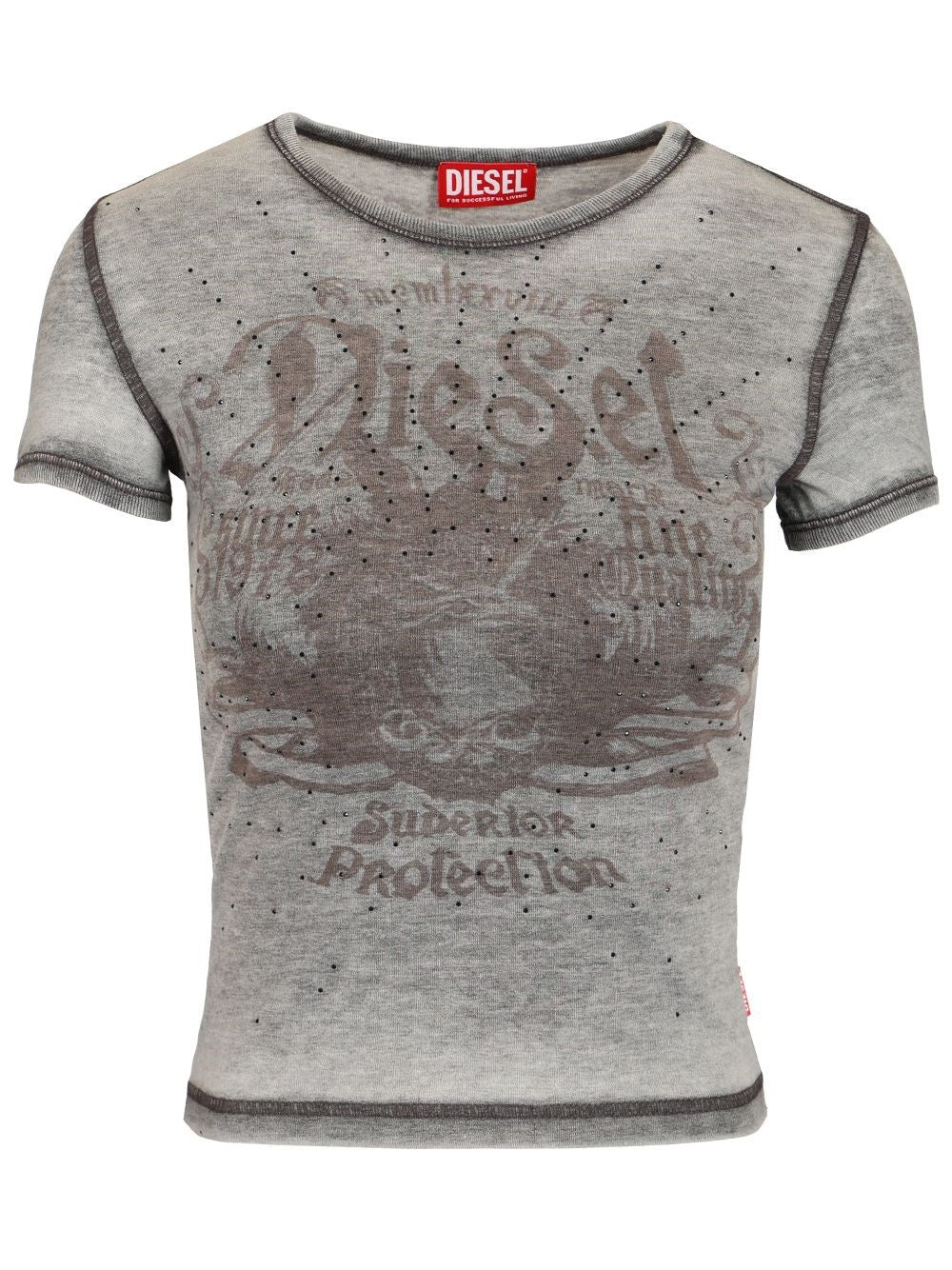 Diesel Women T-Shirt "T-Uncuties-Long-Aa3" DIESEL