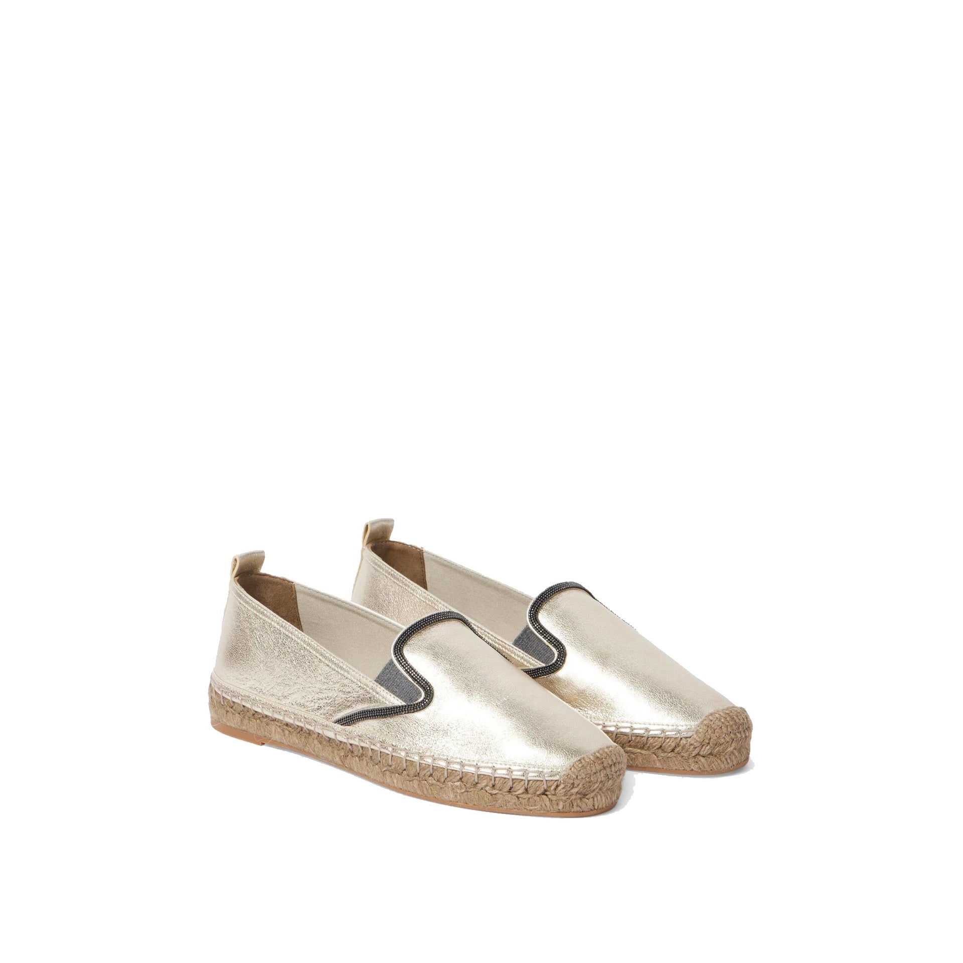 Brunello Cucinelli Leather Espadrilles Women BRUNELLO CUCINELLI