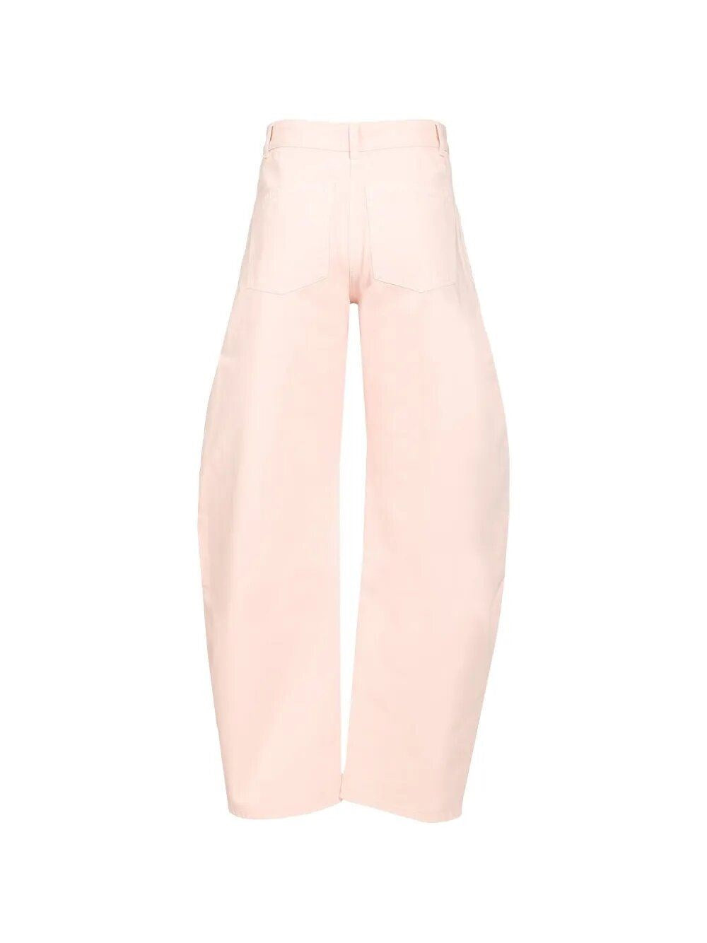 Alaïa Women Curved Dyed Denim Jeans ALAIA