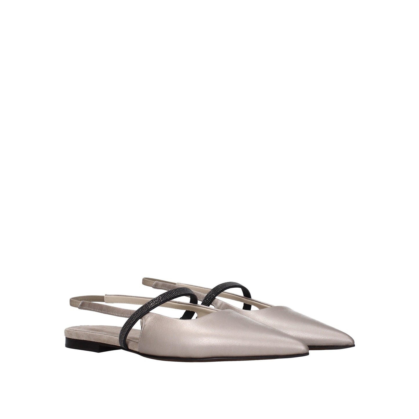 Brunello Cucinelli Slingback Flats Women BRUNELLO CUCINELLI