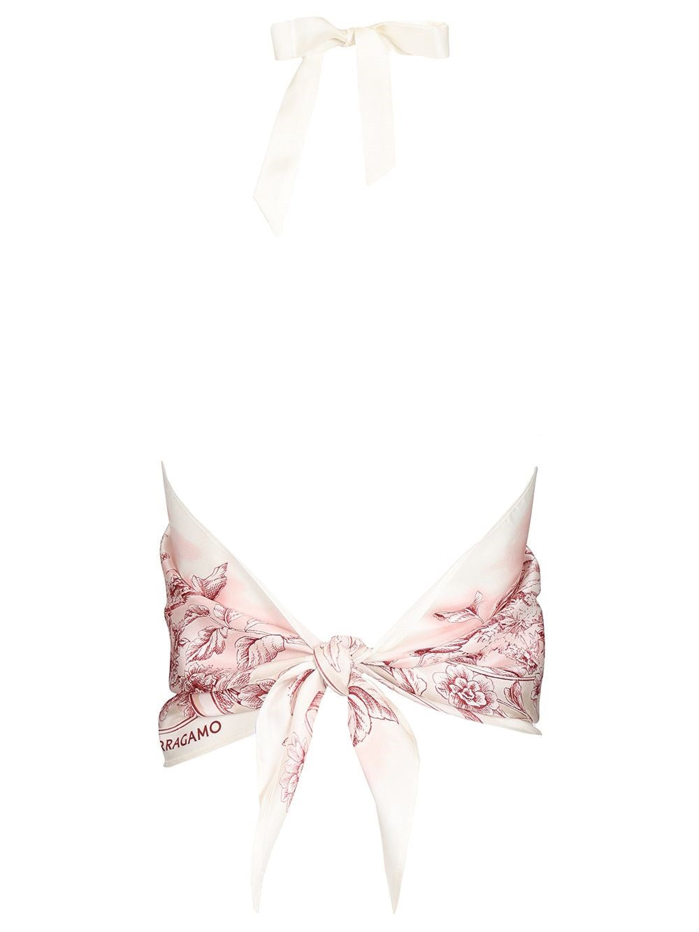 Ferragamo Women Top Foulard With Ethnic Print FERRAGAMO