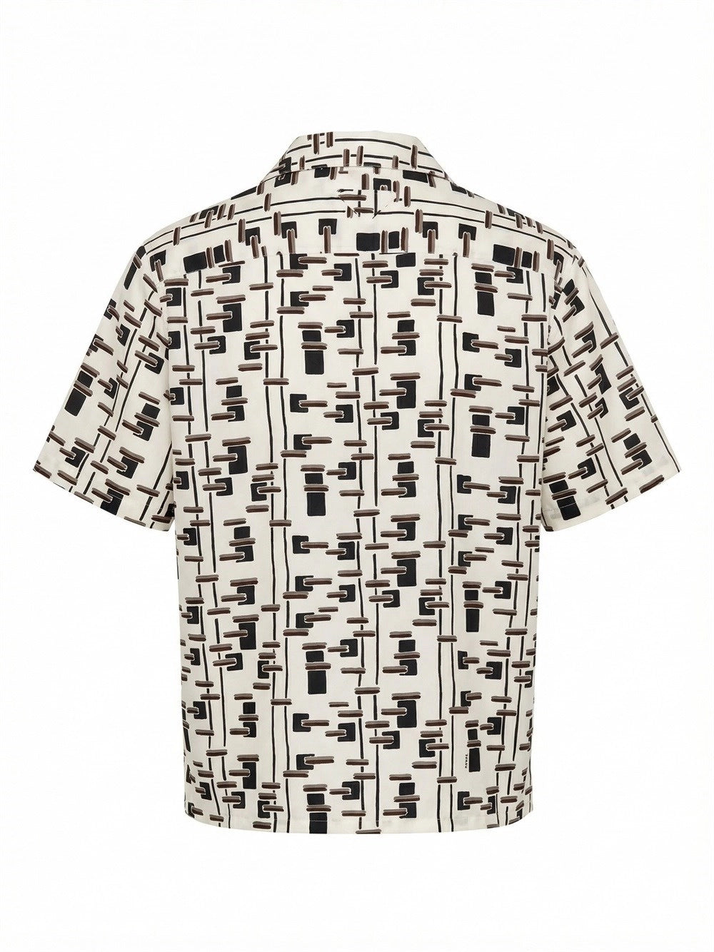 Prada Men Striped Cotton And Silk `Bowling` Shirt PRADA