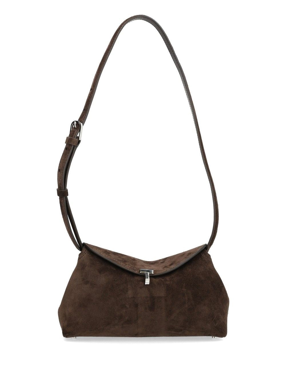 Toteme Women Suede "T-Lock" Clutch Bag TOTEME