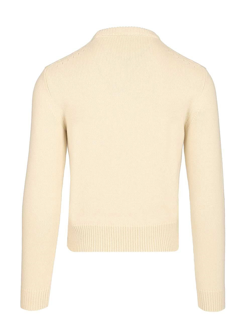 Celine Men Slim-Fit Logo-Intarsia Cashmere Sweater CELINE