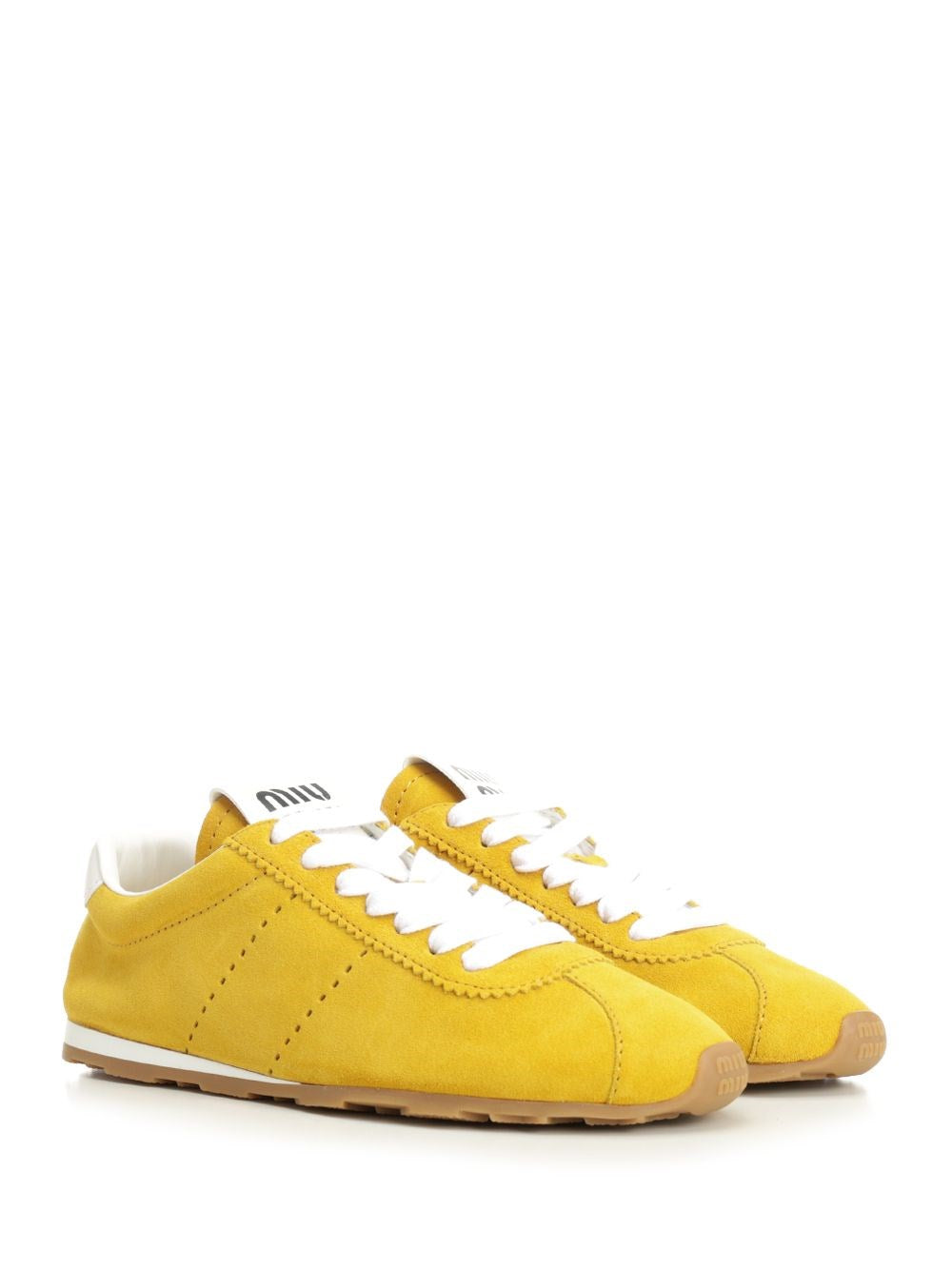 Miu Miu Women Plume Suede Sneakers MIU MIU
