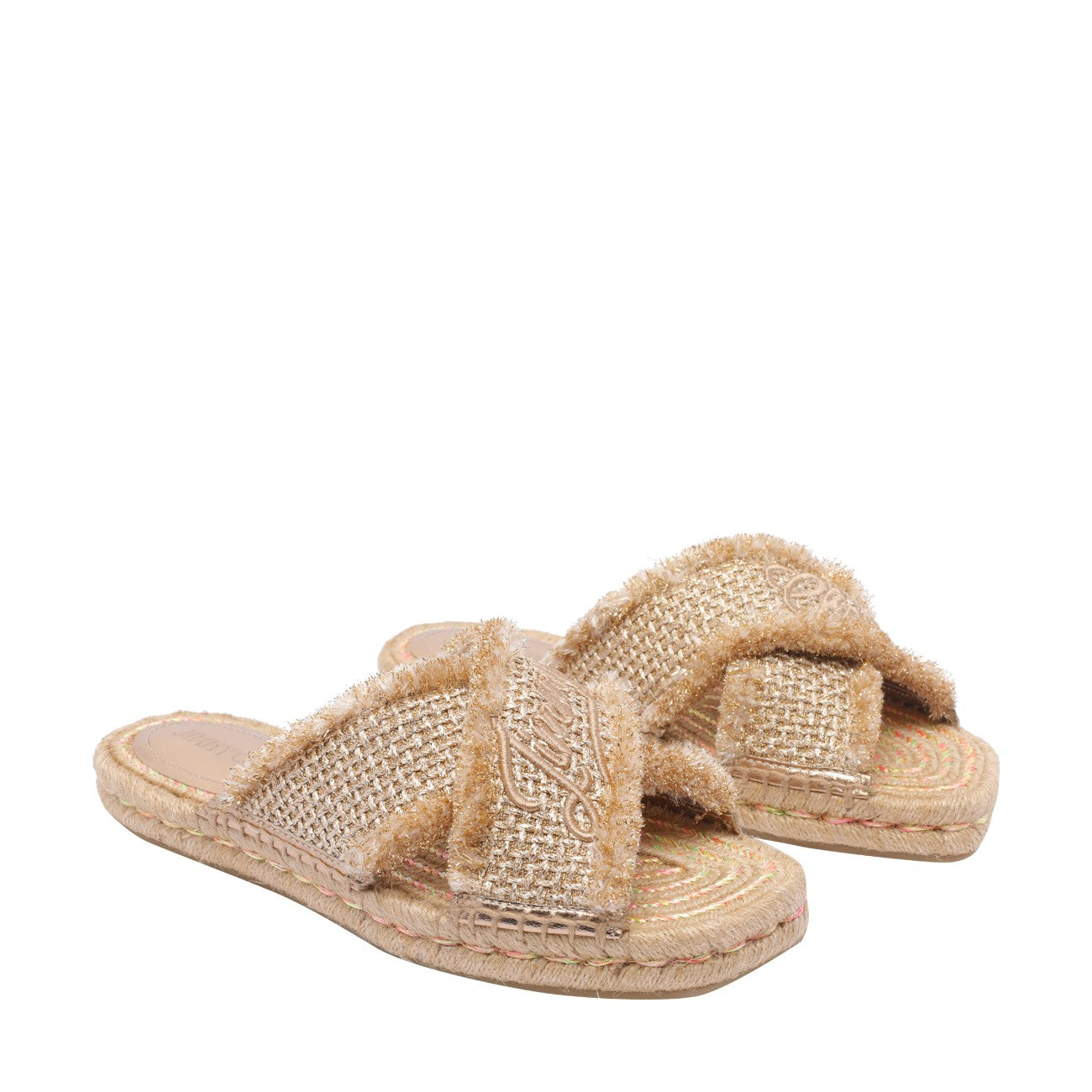 Jimmy Choo Women Aciel Flat Sandals JIMMY CHOO