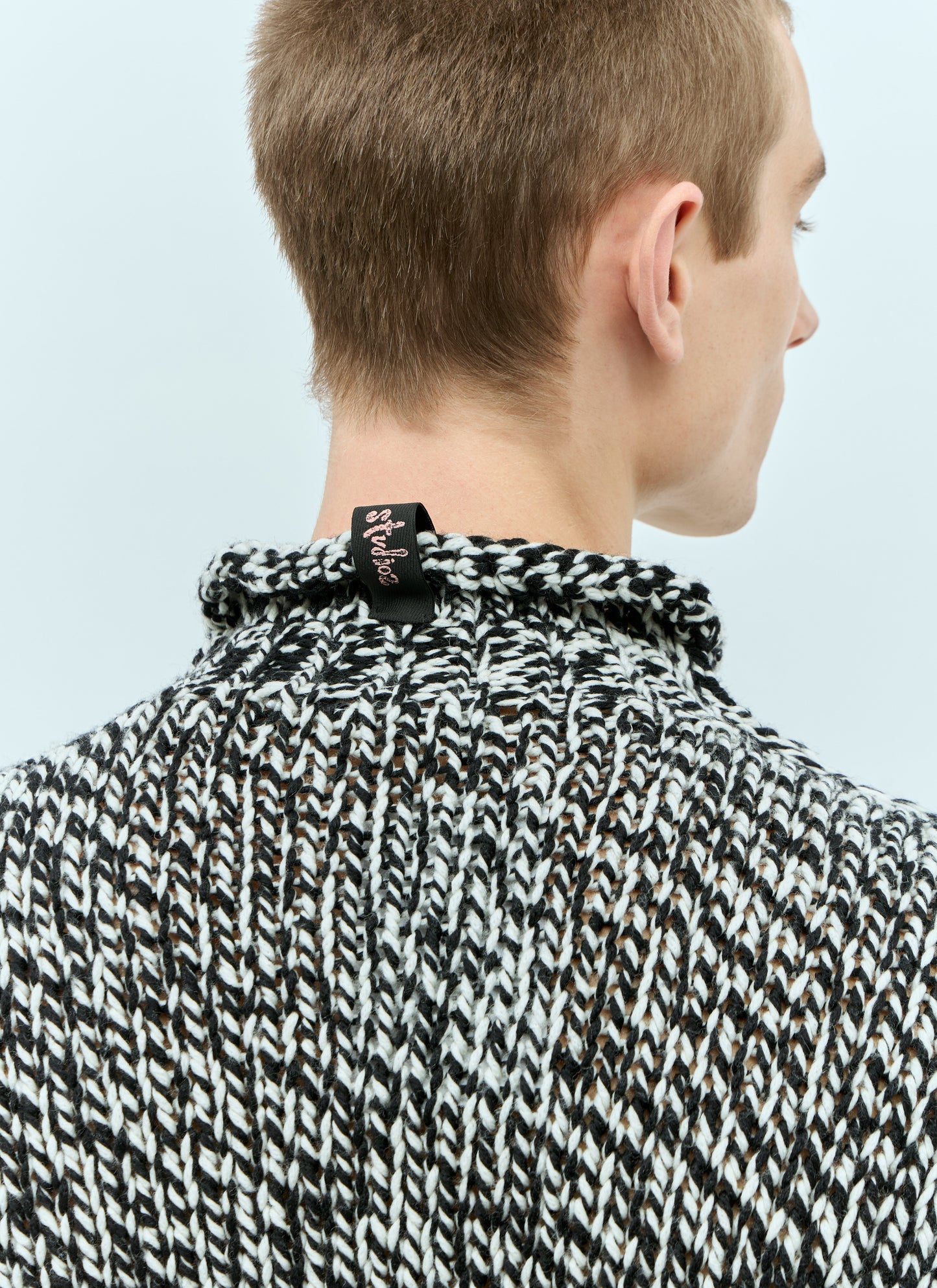 Acne Studios Men High-Neck Wool-Blend Sweater ACNE STUDIOS