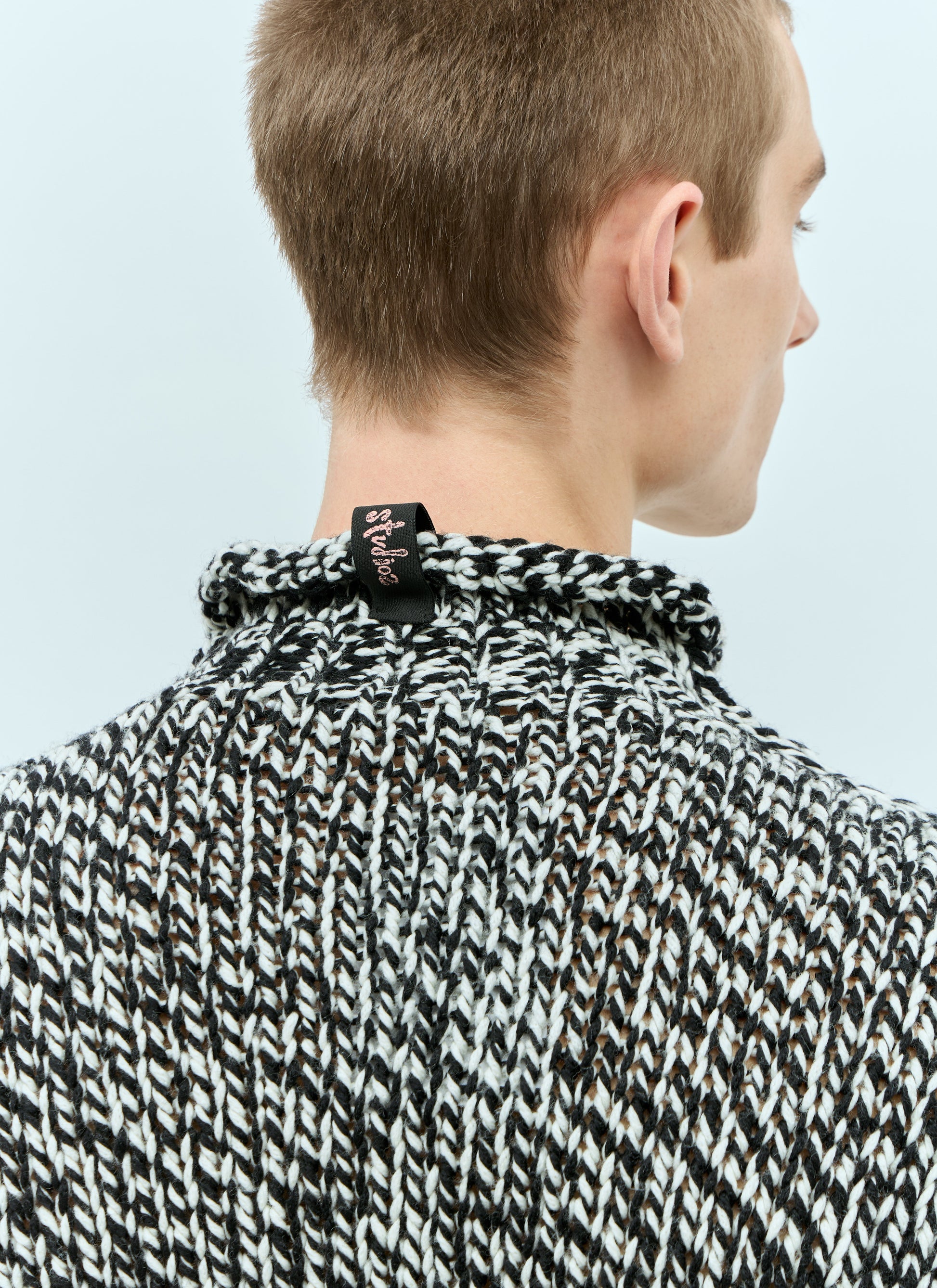 Acne Studios Men High-Neck Wool-Blend Sweater ACNE STUDIOS