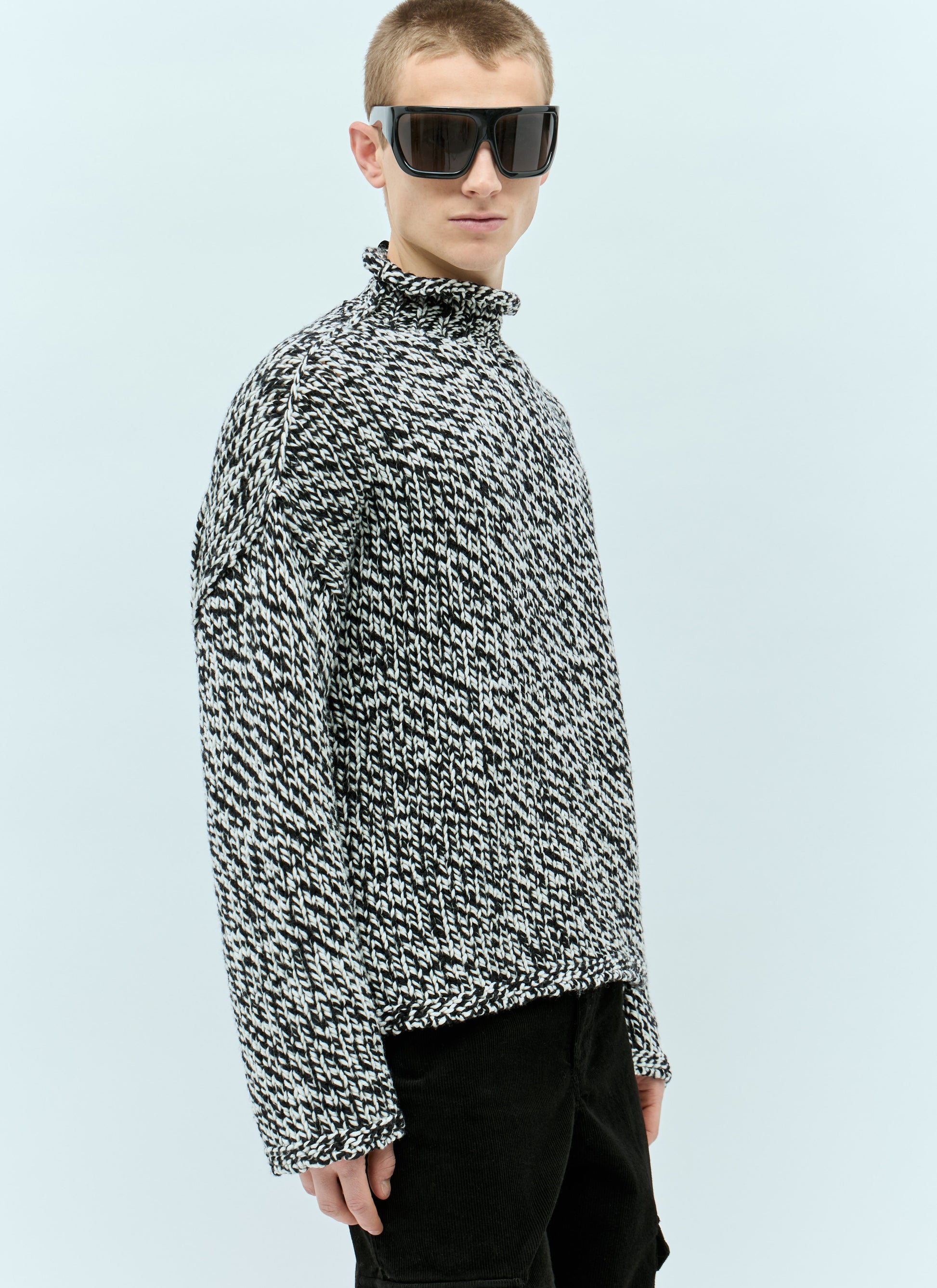 Acne Studios Men High-Neck Wool-Blend Sweater ACNE STUDIOS