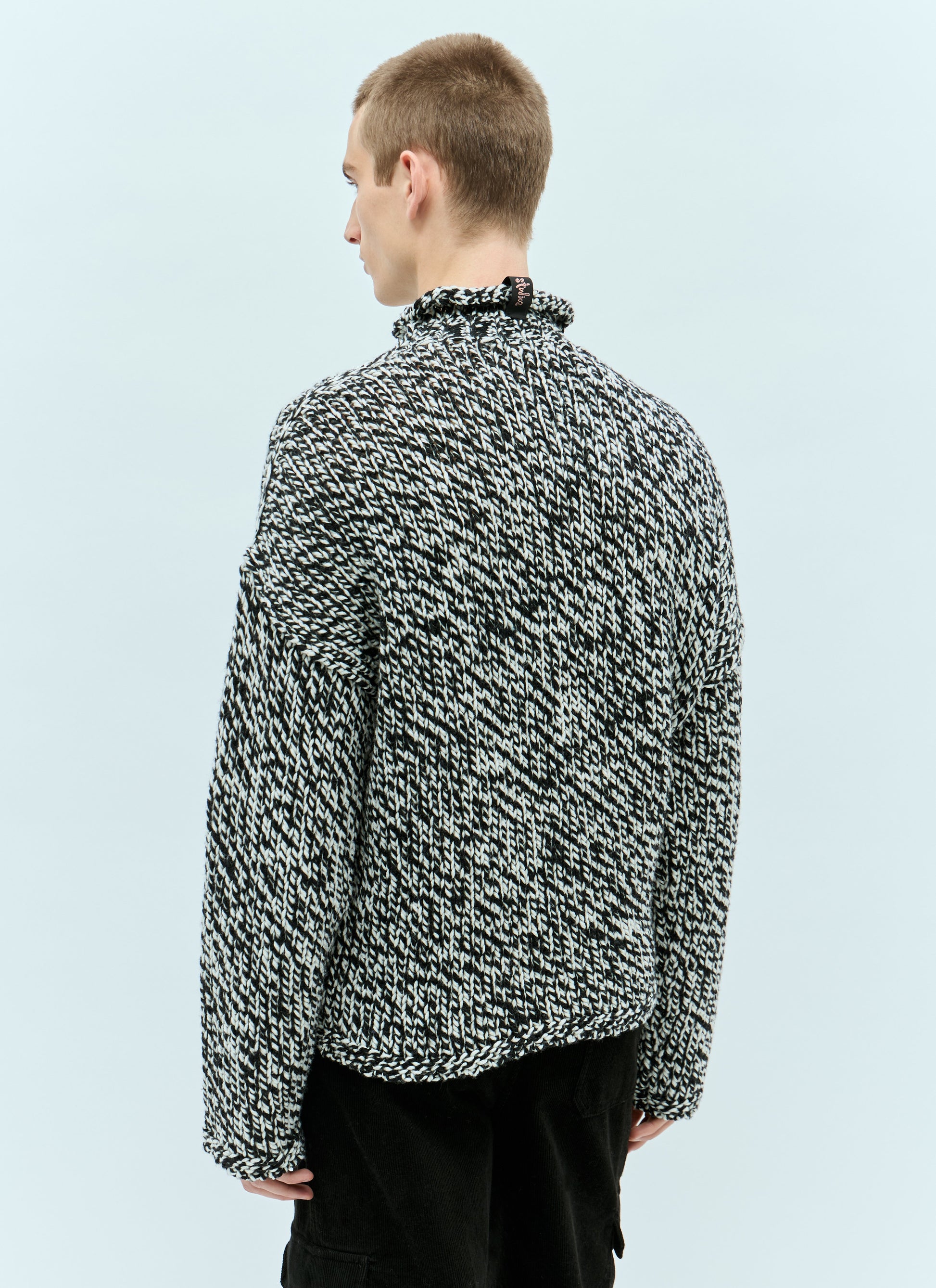 Acne Studios Men High-Neck Wool-Blend Sweater ACNE STUDIOS