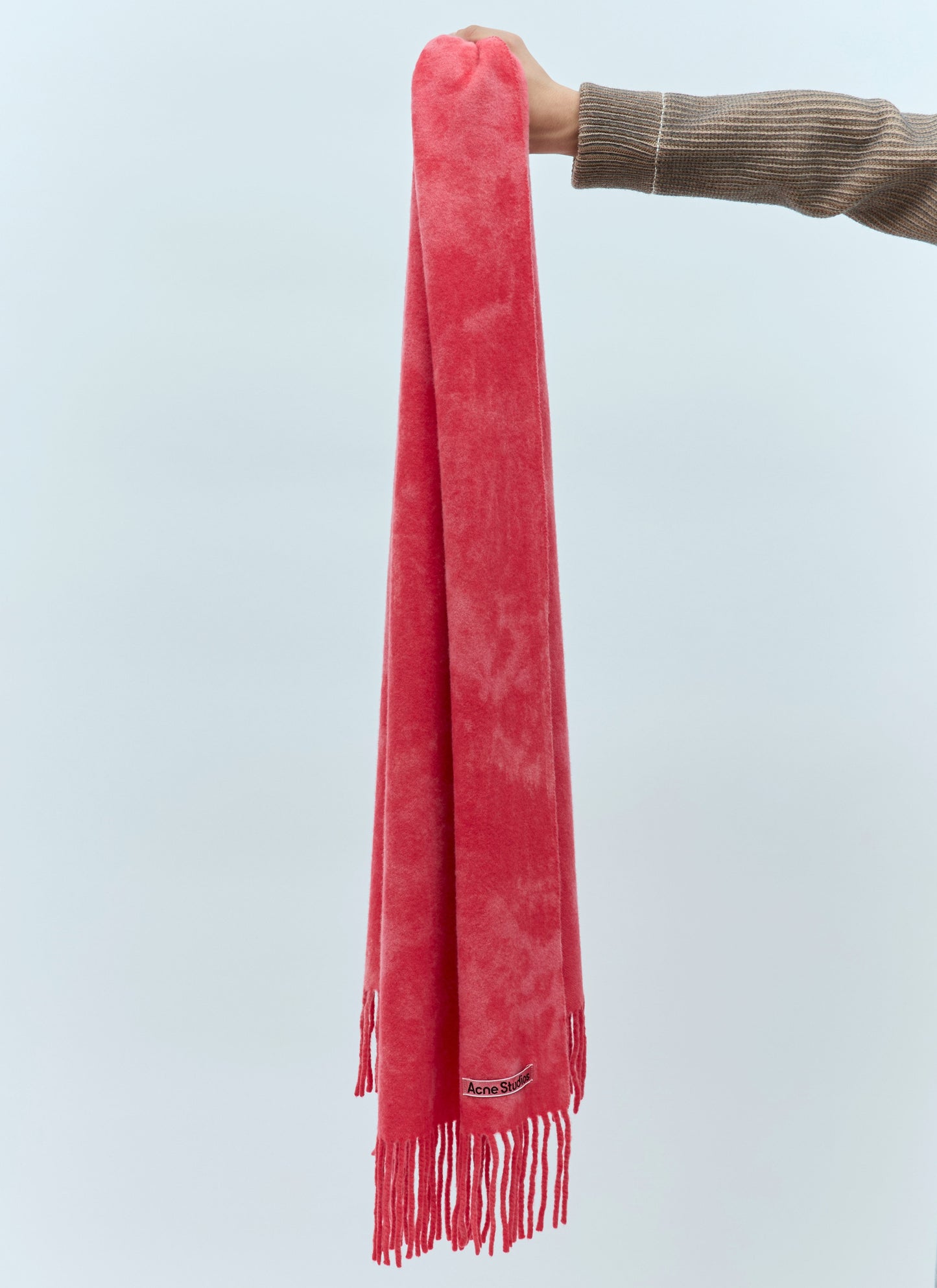 Acne Studios Men Narrow Tie-Dye Wool Scarf ACNE STUDIOS