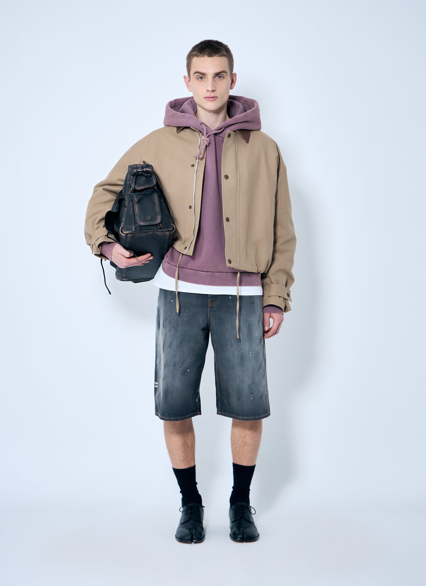 Acne Studios Men Distressed Denim Shorts ACNE STUDIOS