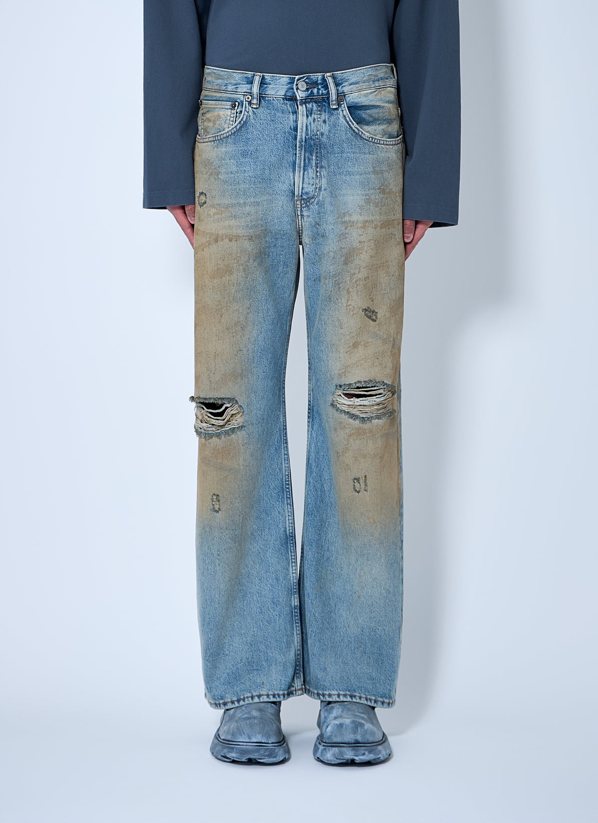 Acne Studios Men 2021M Distressed Jeans ACNE STUDIOS