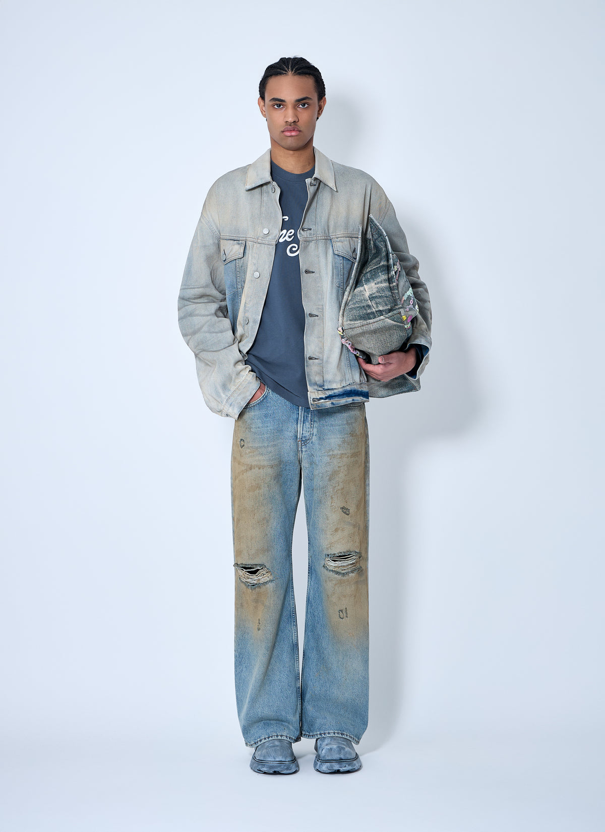 Acne Studios Men 2021M Distressed Jeans ACNE STUDIOS