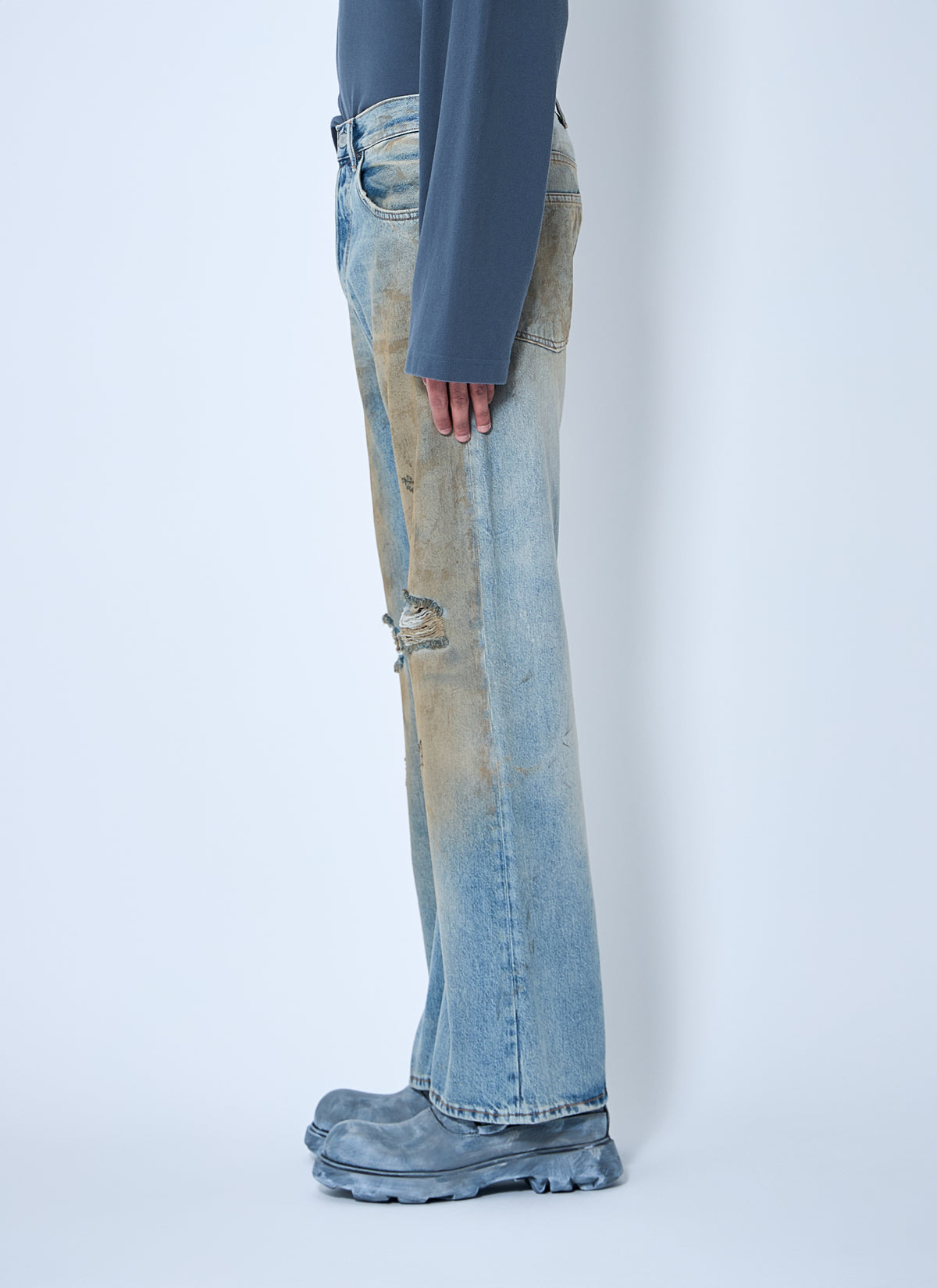 Acne Studios Men 2021M Distressed Jeans ACNE STUDIOS